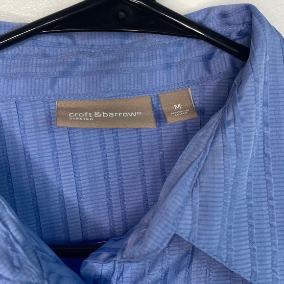 Blue Croft & Barrow Button Down Blouse - Picture 4 of 7